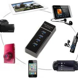 Teratech 4 Port Usb Hub Usb 3.0 Superspeed Portable TDS1452 USB Hub image 2