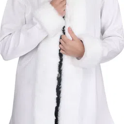 aol Fleece Solid Coat For Women image 4