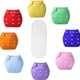 hokista Reusable Cloth Baby Diaper with insert pad, Adjustable Diaper (Pack of 4)-picture-11