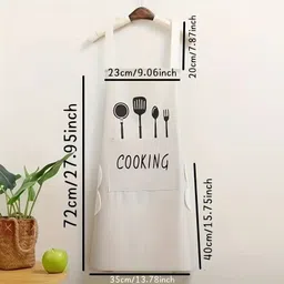 silencio Polyester Home Use Apron - Free Size image 5