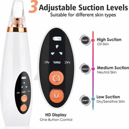 clothydeal Fiber, Plastic Blackhead Remover Vacuum Suction Device image 4