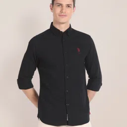 u.s. polo assn. Men Regular Fit Solid Casual Shirt-picture-29