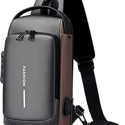 nkkl Multicolor Men & Women Shoulder Bag Men Stylish Shoulder Bag with USB Port & Security Lock Perfect for Travel_VR90-picture-21