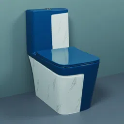 agoen One-Piece Western Commode | Modern Ceramic Water Closet with Soft Close Seat RM -2029 | 660L x 375W x 740H mm Western Commode image 1