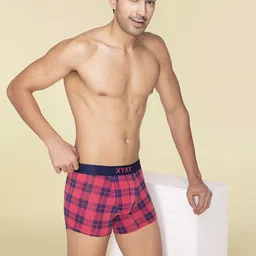 XYXX Men Checked Breathable Trunk XYTRNK183 image 4