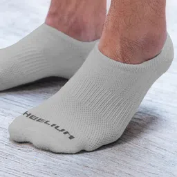 Heelium Men Pack of 3 Odour-Free Breathable Anti-Bacterial Bamboo Ankle Length Socks image 3