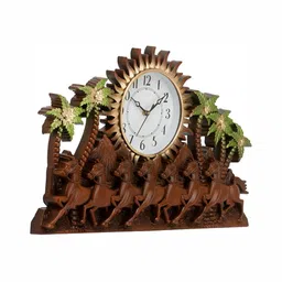 Attractionz Beige & Beige Wall Clock image 2
