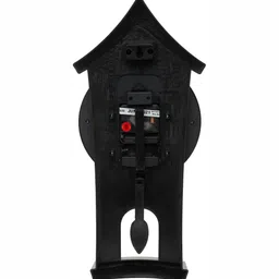 Attractionz Brown & White Textured Analogue Wall Clock image 2