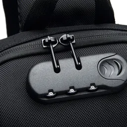 OZUKO Nova Voyage Black Soft One Size Backpack image 4