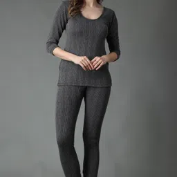 Wearslim Cotton Quilted Winter Lightweight Thermal Underwear for Women Long Johns Set Women Top - Pyjama Set Thermal-picture-17