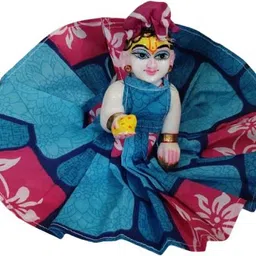 shyam diwane laddu gopal summer cotton drees [3no ] 4 pc Dress image 3