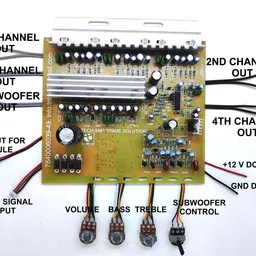 tech and trade 4440 Five IC Based 4.1 Audio Amplifier Home Theatre Bluetooth Module DIY KIT Electronic Components Electronic Hobby Kit image 2