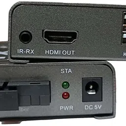 RAMEX HDMI Extender Over Singlemode SC Fiber With USB KVM (Keyboard Mouse Access) 20KM 0 Ports 1000 Mbps Network Switch image 3