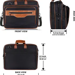 hvh world Men Black Messenger Bag image 2