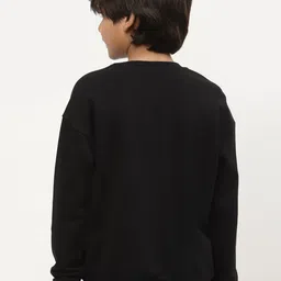 SPUNKIES Boys Black Printed Sweatshirt image 4