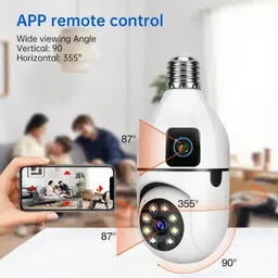 Cxoen Smart Bulb Security Camera – Human Detection & Full Night Vision Security Camera image 2