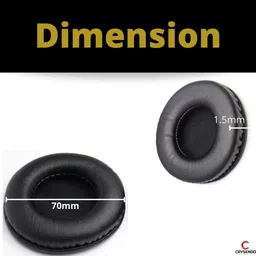 Crysendo Headphone Cushion for JBL Synchros E40, E40BT, S400BT, AKG K67 Headphones Over The Ear Headphone Cushion image 2