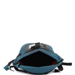 HRX by Hrithik Roshan Unisex Black & Sea Green Medium Backpack image 3