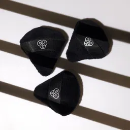 PAC Set of 3 Pizza Puff Mini Makeup Applicator Sponge - Black image 4