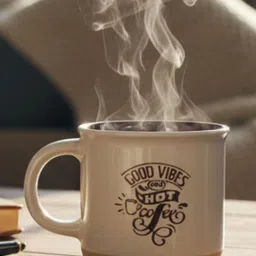 clay craft Coffee: The Most Important Meal of the Day” Ceramic Coffee Mug image 4