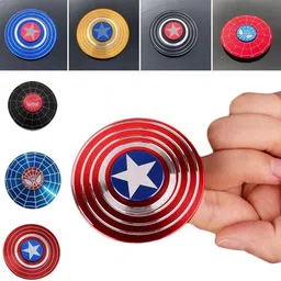 Caption America Shield Fidget Spinner Ultra Speed Metal Wind Spinner Toy-image-30