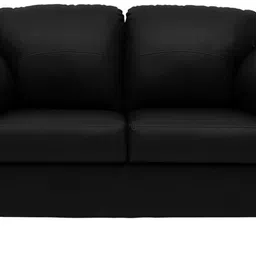 casacraft from pepperfry Montero 2 Seater Sofa In Black Colour image 4