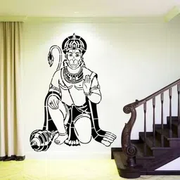 priyankadecor Wall Design Stencil For Wall Painting (16 x 24 inch) Hanuman Pattern for Home Wall Decoration ? Suitable for Room Decor, Ceiling, Craft and Floors Stencil-picture-28
