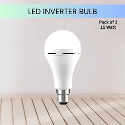 15W Rechargeable Emergency Inverter LED Bulb, Upto 4 Hours Battery For HomeO62 4 hrs Bulb Emergency Light-image-22