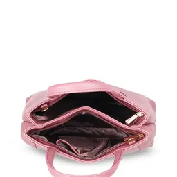 Mochi Pink PU Shopper Handheld Bag image 4