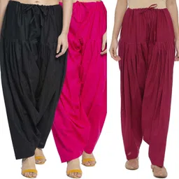 swastik stuffs Cotton Solid Patiala image 1