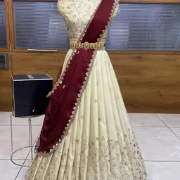 mr y Embroidered Semi Stitched Lehenga Choli-picture-20