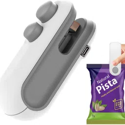 rectitude Sealer with Cutter and Magnet portable sealing machine for home, vacuum sealer Hand Held Heat Sealer-picture-21