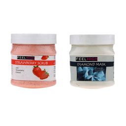 FEELHIGH Strawberry Face Scrub & Diamond Face Mask 1000gm-picture-29
