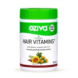 OZiva Plant Based Hair Vitamins Hair Vitamins for Hair Growth & Better Hair Health-picture-24