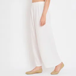 krishnaclothing Women Regular Fit Black Viscose Rayon Trousers image 3