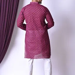 r m dresses Men Pure Cotton Kurta Pyjama Set image 2