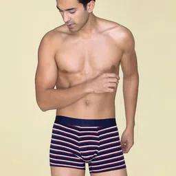 XYXX Men Striped Micro Modal Linea Trunks- XYTRNK147 image 3