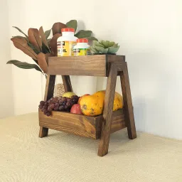 symplify Louisa Wooden Kitchen Countertop Organiser image 3