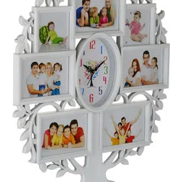 Attractionz White & White Wall Clock image 3