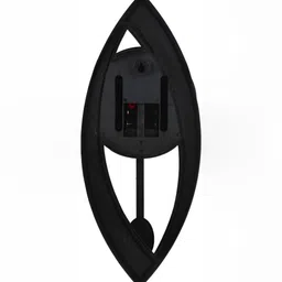 Attractionz Gold-Toned Round Analogue Pendulum Wall Clock image 3