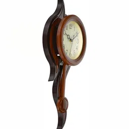 Attractionz Brown & Beige Wall Clock image 3