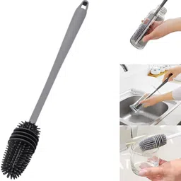 aarav creation Bottle and glass cleaning brush with long handle-picture-10