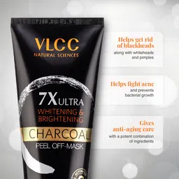 vlcc 7X Whitening & Brightening Charcoal Peel Off Mask image 3