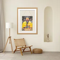 craft elya Radha Rani 28 Names Wall Hanging | Water Resistant Laminated Wooden Spiritual image 2