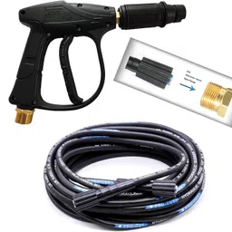 ranpra HEAVY DUTY CAR WASHER 8 METER HOSE PIPE WITH HIGH PRESSURE SPRAY GUN Pressure Washer image 1