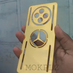 MOKPLZ REALME 12X 5G GOLD MIRROR BACK PANNEL Mobile Skin-image-24