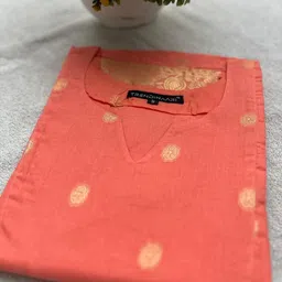 trendinaari Women Printed Pure Cotton A-line Kurta image 5