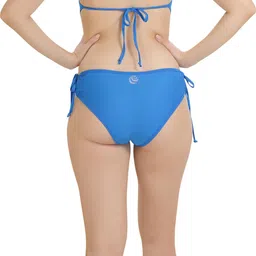 filmax® originals One Piece Bikini Solid Women Bikini Blue Swimsuit image 2