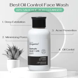 dravida organics Salicylic Acid with LHA & Zinc For Acne or Pimples Face Wash image 2