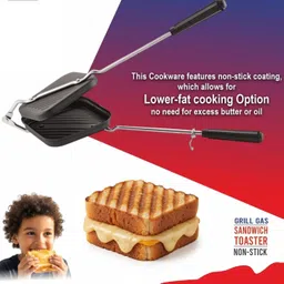 shrikhatushyam Permium Non-Stick Aluminium Grill Sandwich Toaster/Sandwich Maker/Gas Toaster 0 W Pop Up Toaster-picture-30